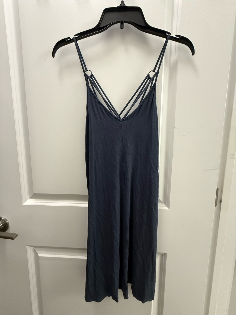 American Eagle Outfitters Navy Blue Strappy Mini Slip Dress